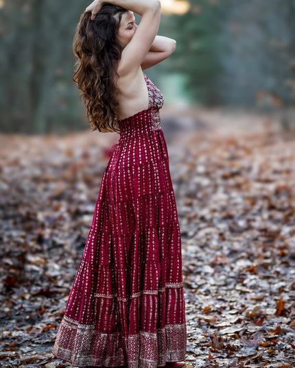 Zamira Vintage Silk Dress