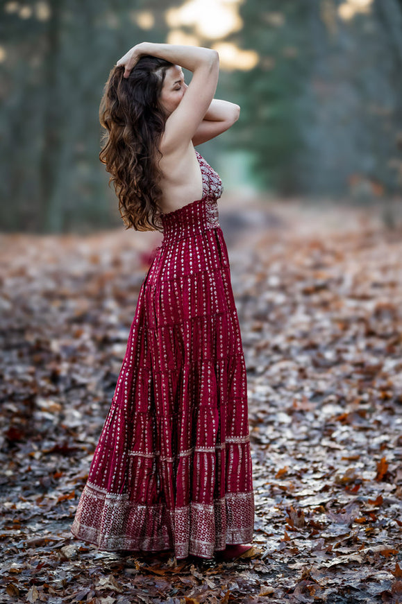 Zamira Vintage Silk Dress