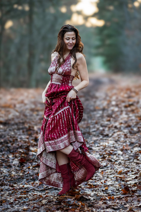 Zamira Vintage Silk Dress