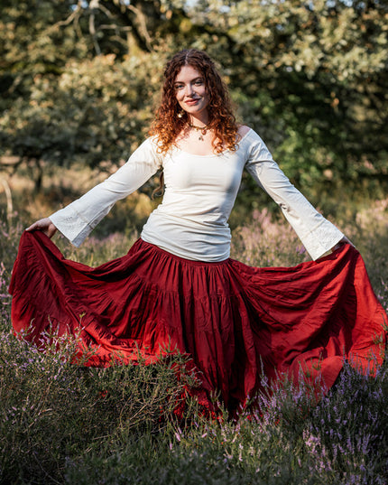 Devi Boho top Gebroken Wit
