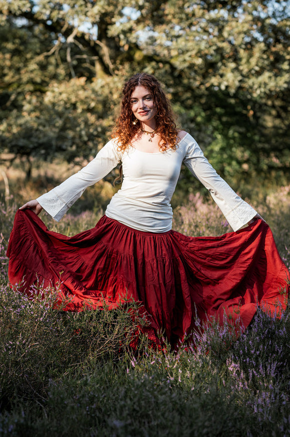 Devi Boho top Gebroken Wit