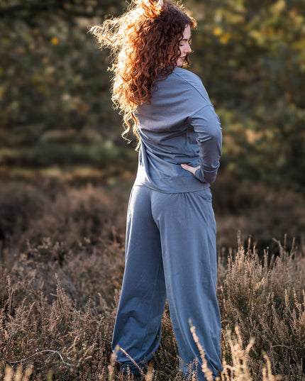 Flow Pant Blue/grijs
