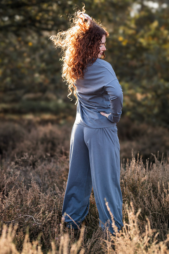 Flow Sweater Grijs / Blue