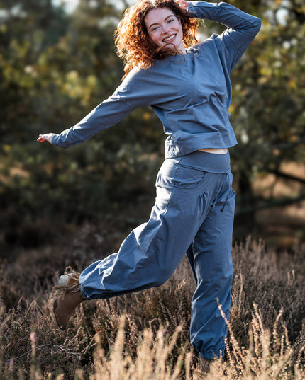 Flow Pant Blue/grijs