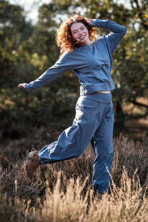 Flow Pant Blue/grijs