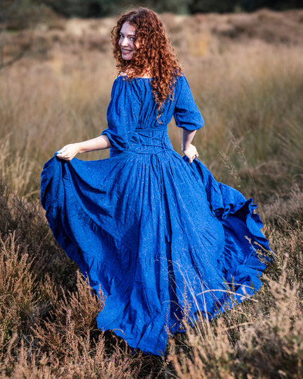 Dream Dress Blauw Broderie