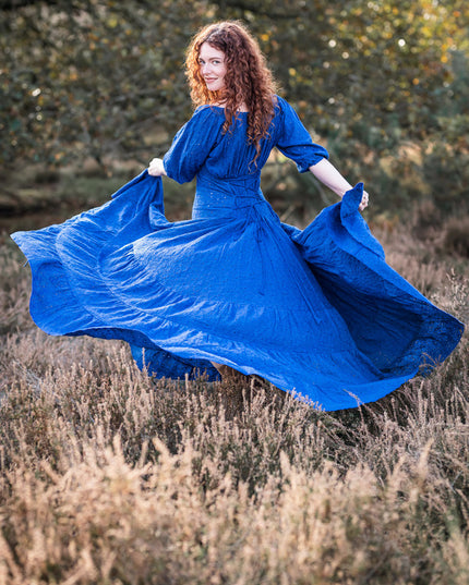 Dream Dress Blauw Broderie