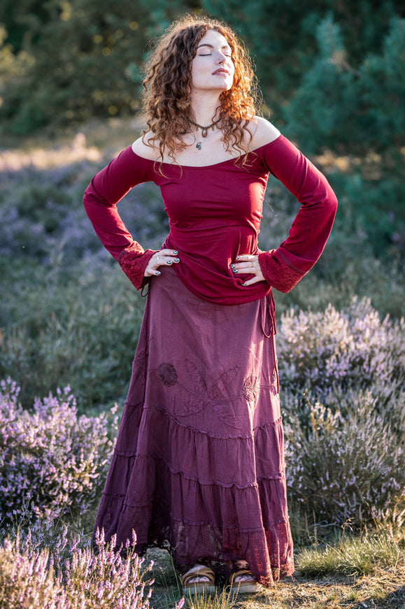 Ziva Rok Marroon rood