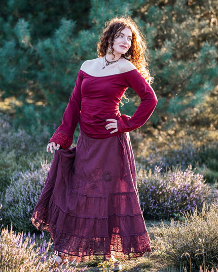 Ziva Rok Marroon rood