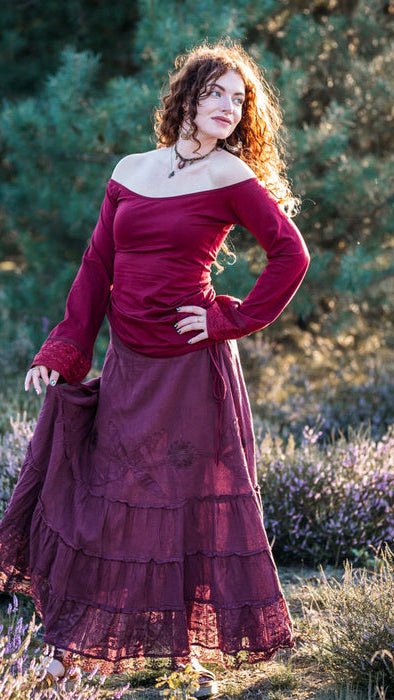 Ziva Rok Marroon rood