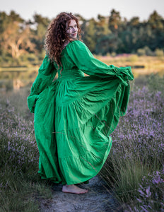 Vaiana Dress Knalgroen