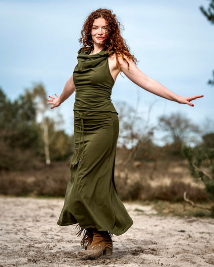 Luna Top Hoodie Groen