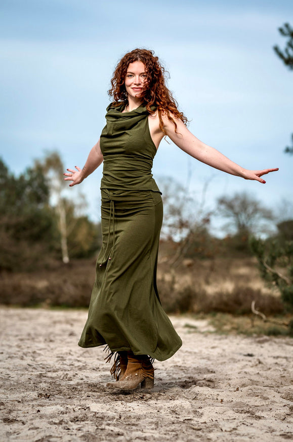 Luna Top Hoodie Groen