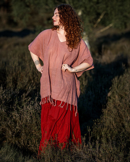 Desert Breeze poncho OudRoze