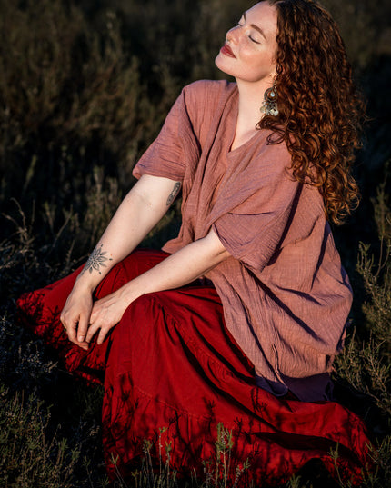 Desert Breeze poncho OudRoze
