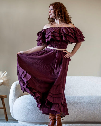 Real Gypsy Skirt Moss Green