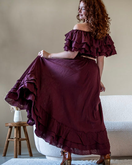 Real Gypsy Skirt Moss Green