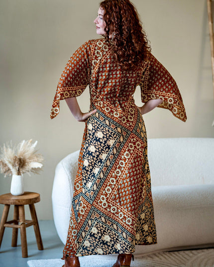 Ayla Sacred Roots Lange Jurk Amber