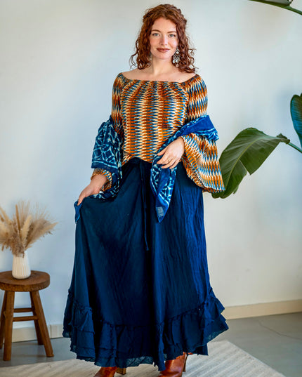 Isha Blouse Stripe