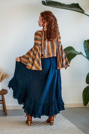 Isha Blouse Stripe