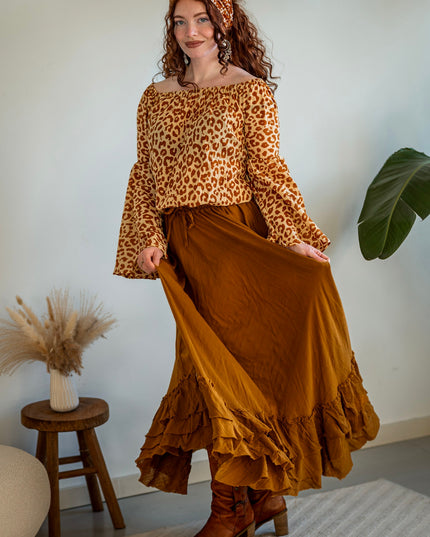 Real Gypsy Skirt Moss Green