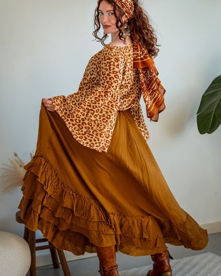 Pushpa Sjaal Blockprint