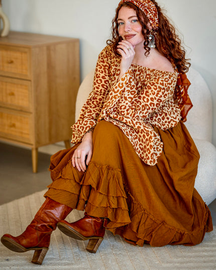 Real Gypsy Skirt Moss Green