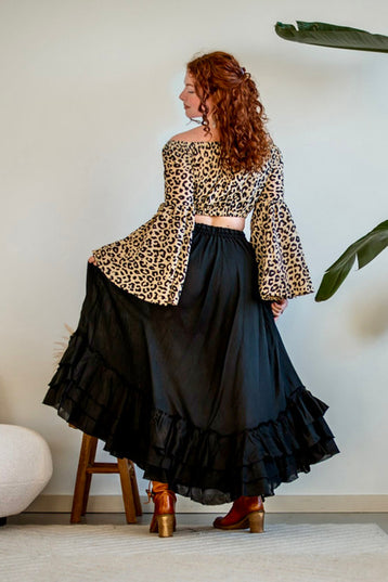 Real Gypsy Skirt Moss Green