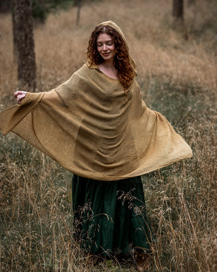 Hooded Poncho Massala