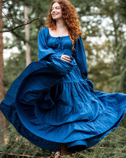 Vaiana Lange jurk blauw