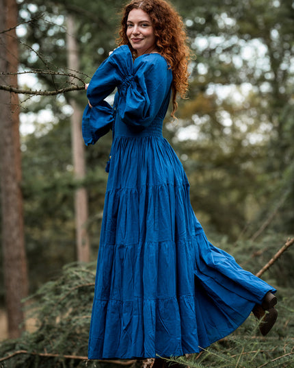 Vaiana Lange jurk blauw