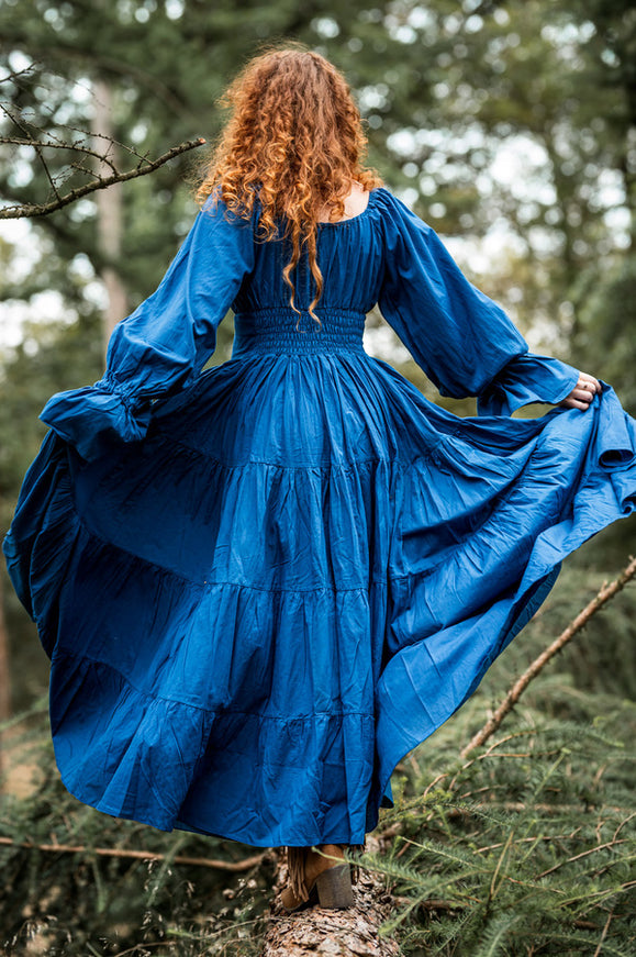 Vaiana Lange jurk blauw