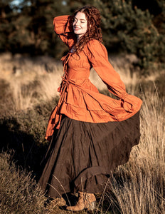 Midi Vaiana Dress Warm Oranje