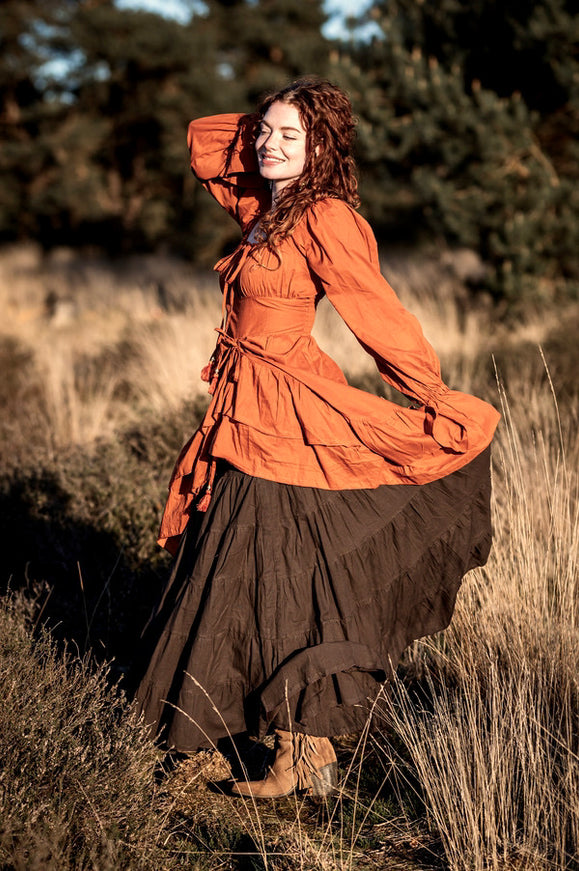 Midi Vaiana Dress Warm Oranje