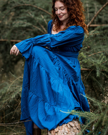 Vaiana Lange jurk blauw