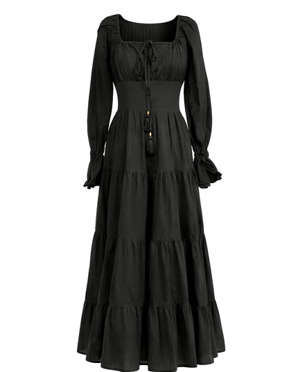 Vaiana Langes Kleid Schwarz 