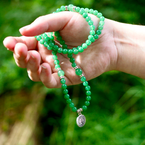 Green Onyx mala