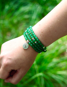 Green Onyx mala