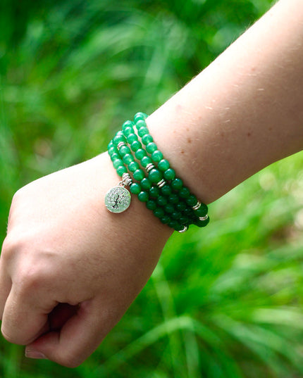 Green Onyx mala