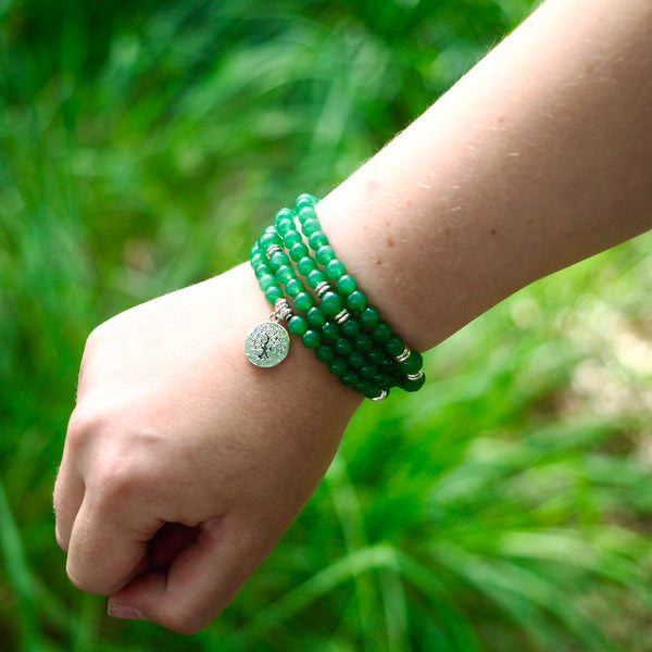 Green Onyx mala
