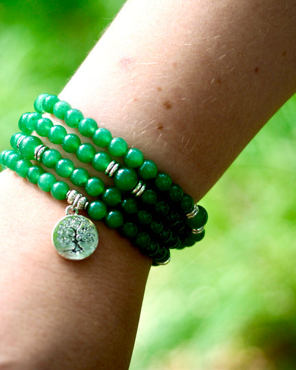 Green Onyx mala