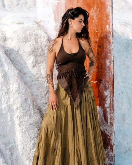 Boho Top Aphrodite Bruin