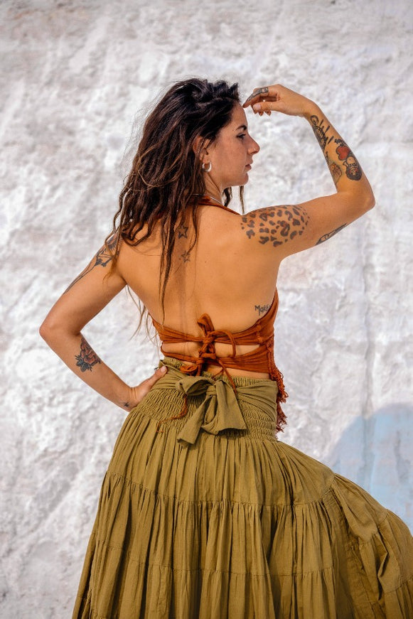 Boho Top Aphrodite Rust
