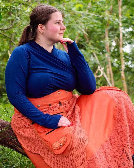 Astarte Top Bamboo/Cotton Blauw