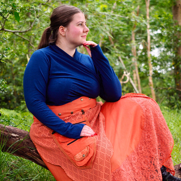 Astarte Top Bamboo/Cotton Blauw