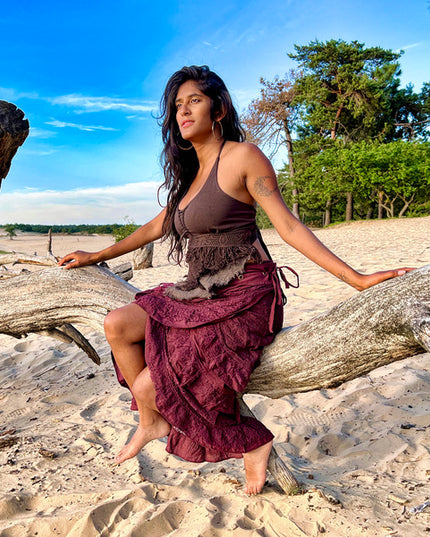 Boho Top Aphrodite Bruin