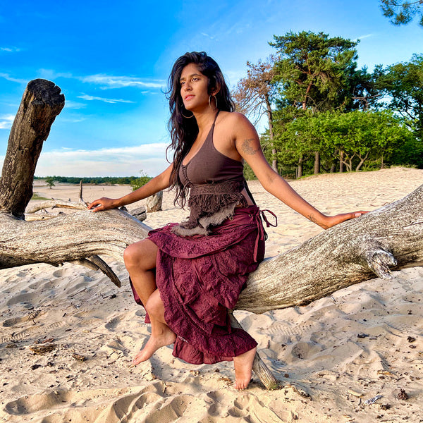 Boho Top Aphrodite Bruin