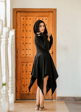 Elven Pixie Dress Zwart