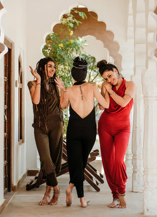 Jumpsuit Om MY Rood