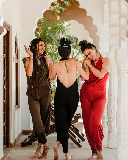 Jumpsuit Om MY Rood